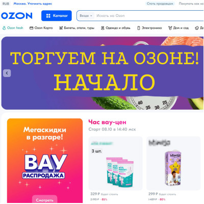 Курс. Продаем на Озон с нуля. Виталий Курсовой